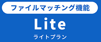 ファイルマッチング機能　ライトプラン